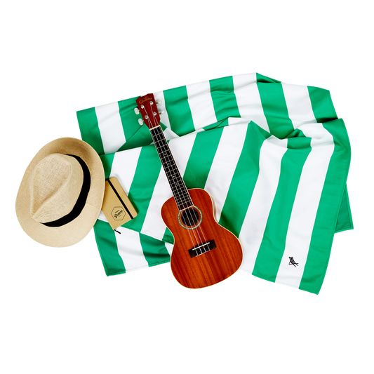 Dock and Bay Green Beach Towel