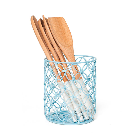 Nadiya Hussain Utensil Pot in Blue