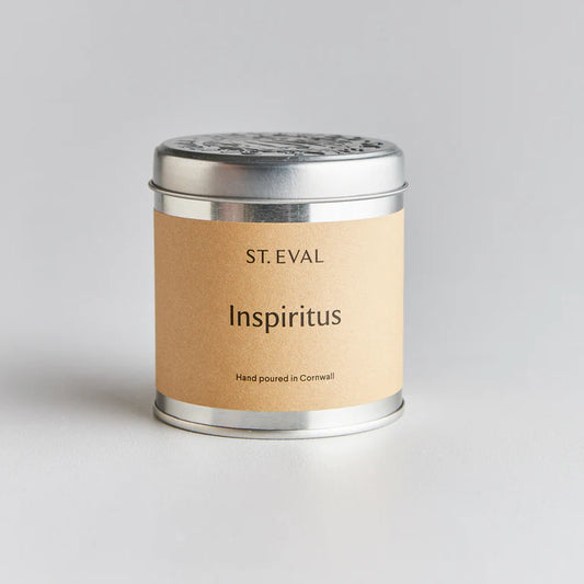 St Eval Inspiritus Tin Candle: A Natural and Uplifting Scent for Your Home