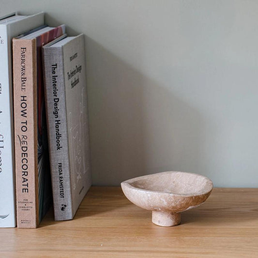 Delabole Travertine Bowl by Arthur Cameron