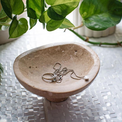 Delabole Travertine Bowl by Arthur Cameron