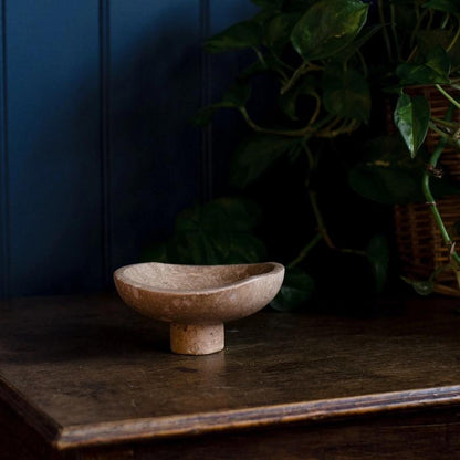 Delabole Travertine Bowl by Arthur Cameron