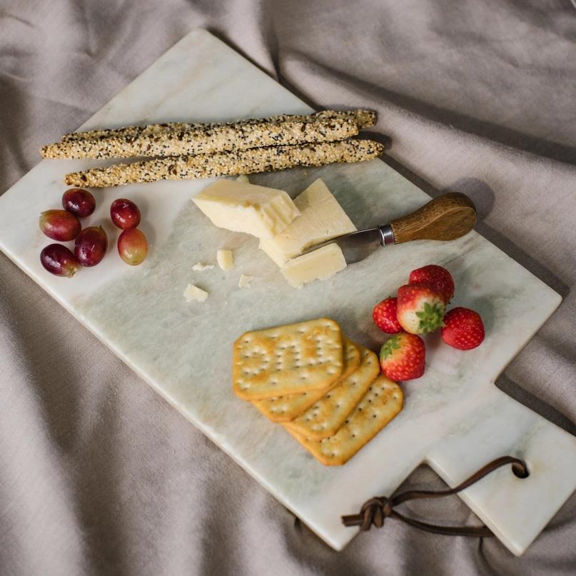 Green Marble Rectangular Chopping Board by Arthur Cameron