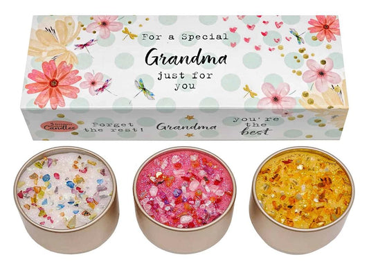 Just Because Candles Three Lites – Grandma