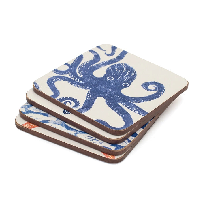 Ocean Creatures Coasters x4 | Home and Bay