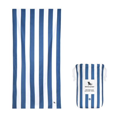 Whitsunday Blue Beach Towel (M)