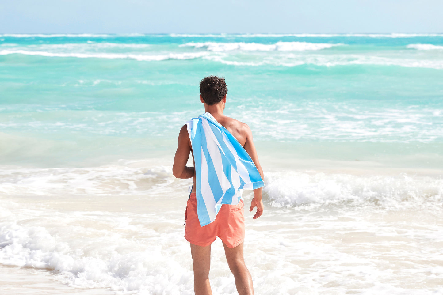 Tulum Blue Beach Towel