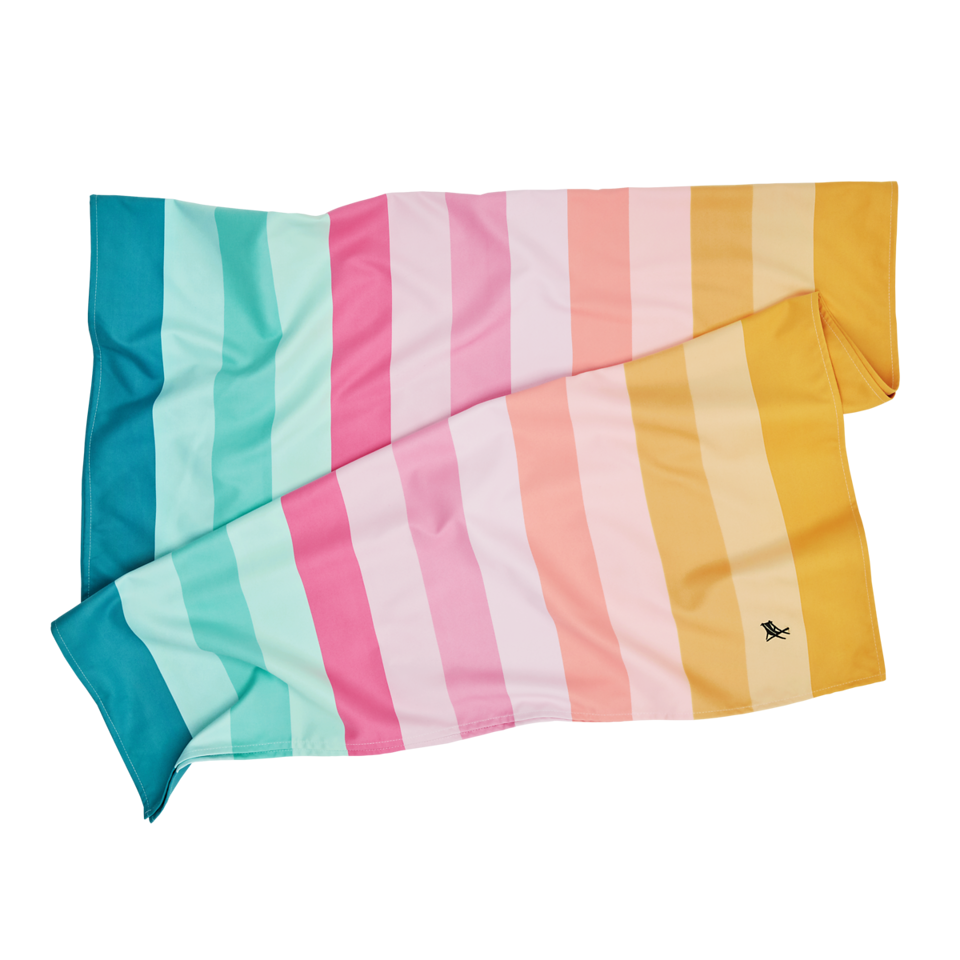 XL Coastal Candy Beach Towel by Dock & Bay