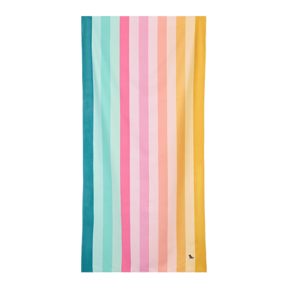 XL Coastal Candy Beach Towel by Dock & Bay