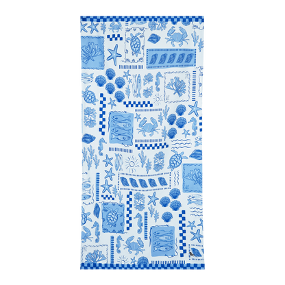 Grecian Shores Beach Towel