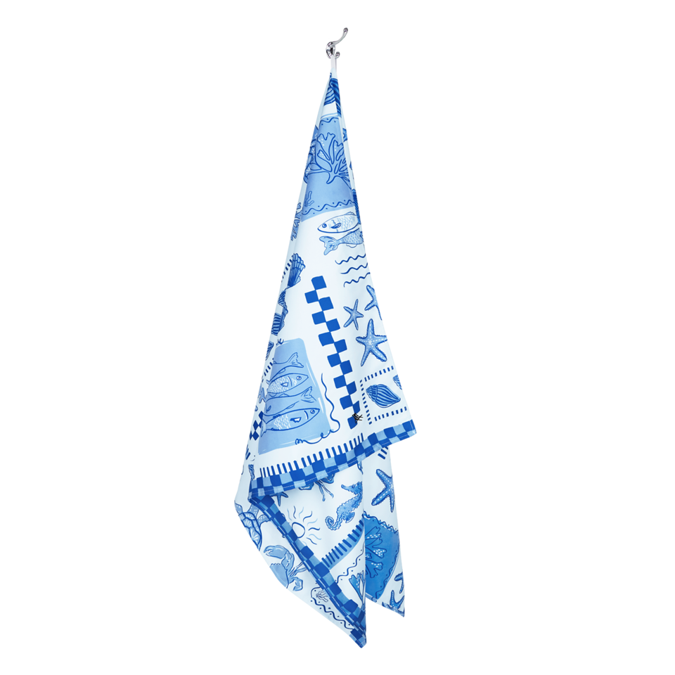 Grecian Shores Beach Towel