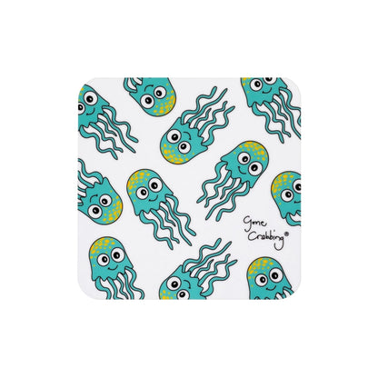 Little Jellyfish Sealife Coasters set/2 by Gone Crabbing