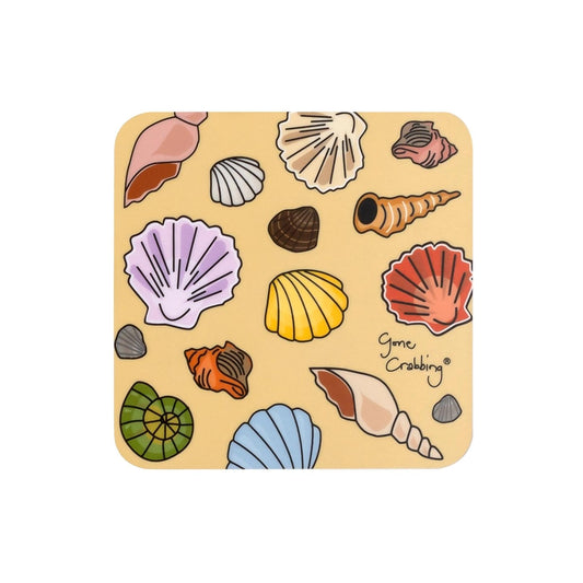 Shell We Go Coasters set/2 by Gone Crabbing