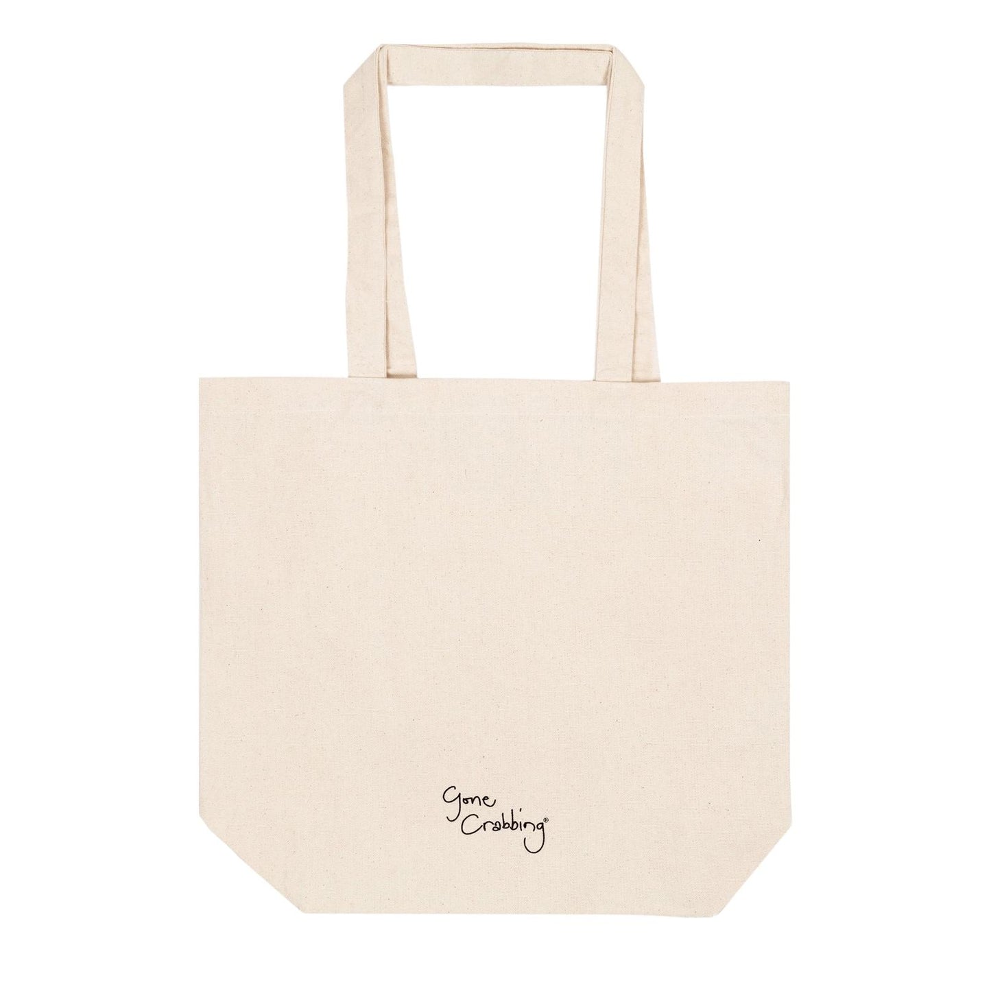 Happiness Comes in Waves Cotton Bag by Gone Crabbing