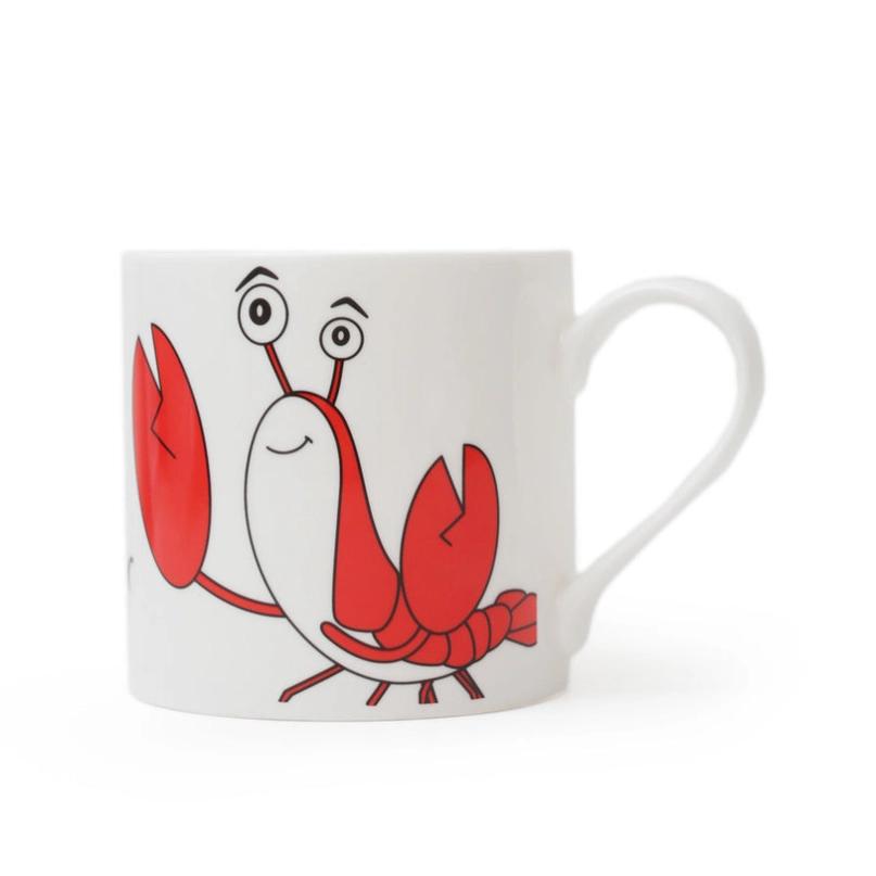 The World Is Your Lobster Large Mug by Gone Crabbing