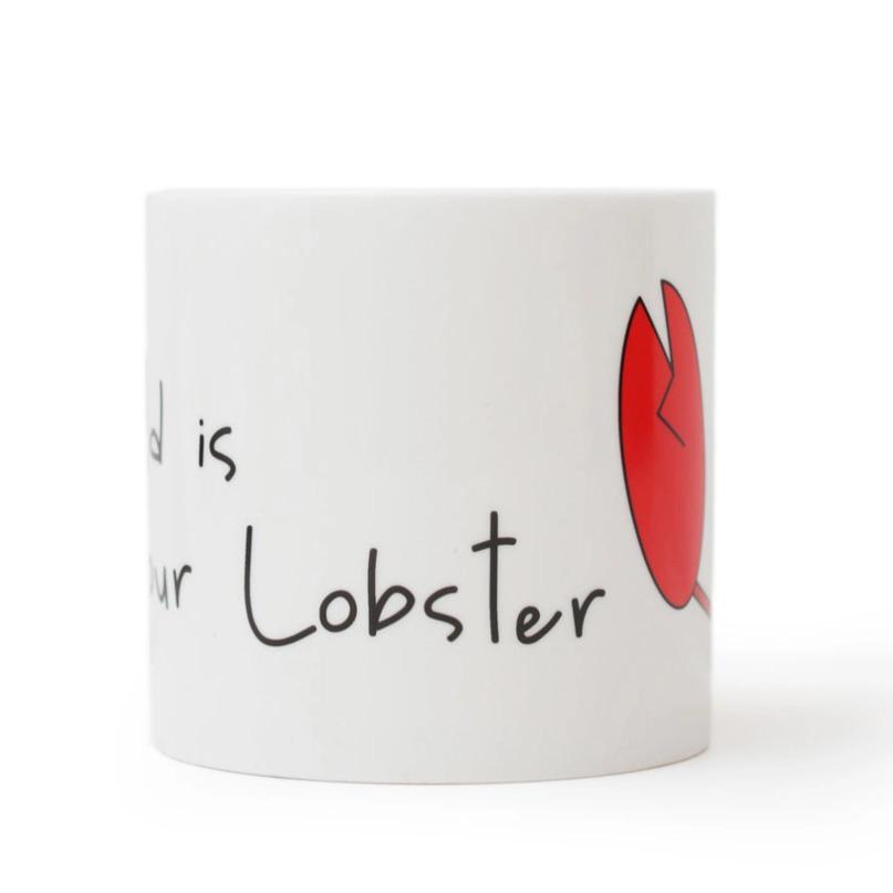 The World Is Your Lobster Large Mug by Gone Crabbing