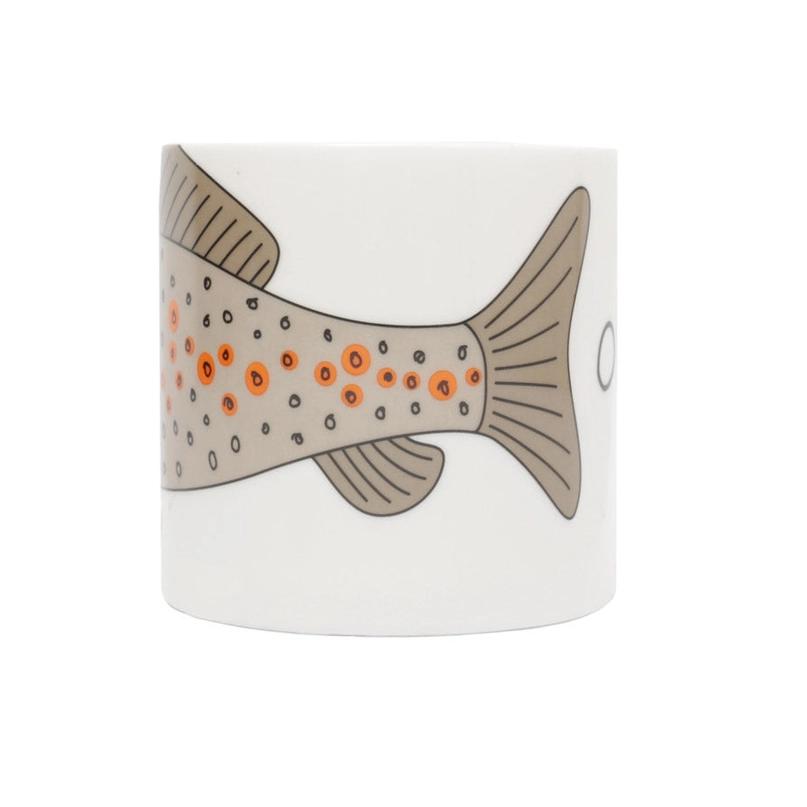 Old Trout Large Mug by Gone Crabbing