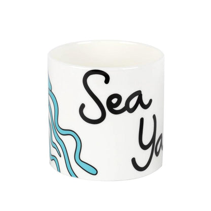 Sea Yah Large Mug by Gone Crabbing