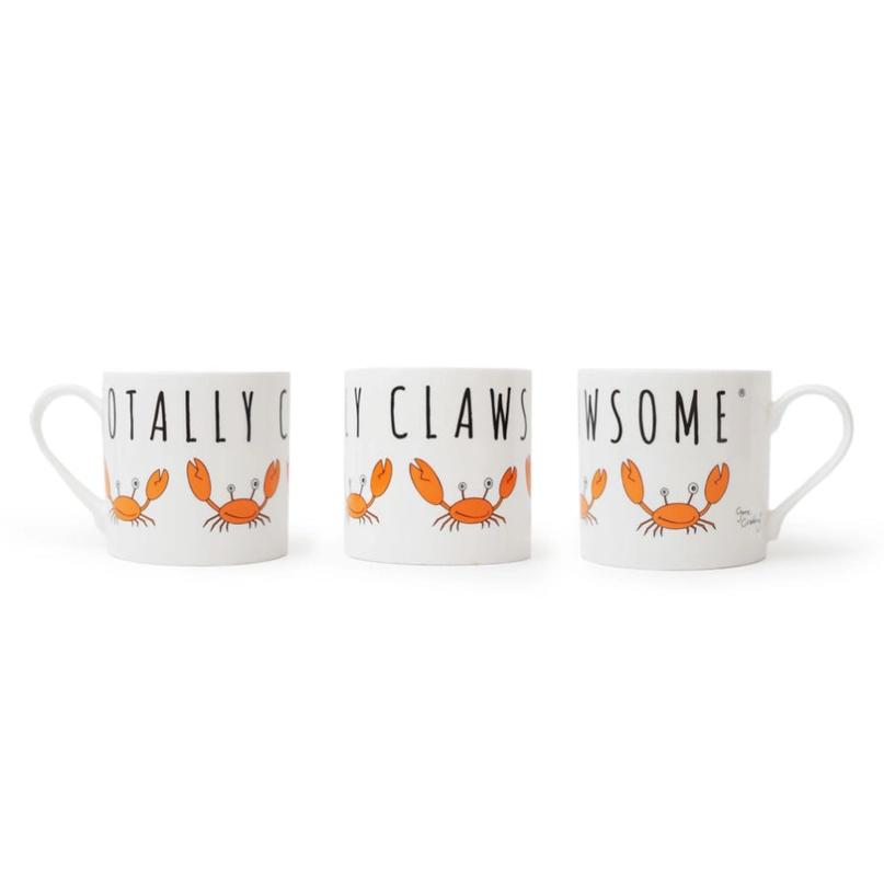 Totally Clawsome Large Mug by Gone Crabbing