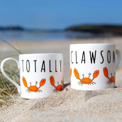 Totally Clawsome Large Mug by Gone Crabbing