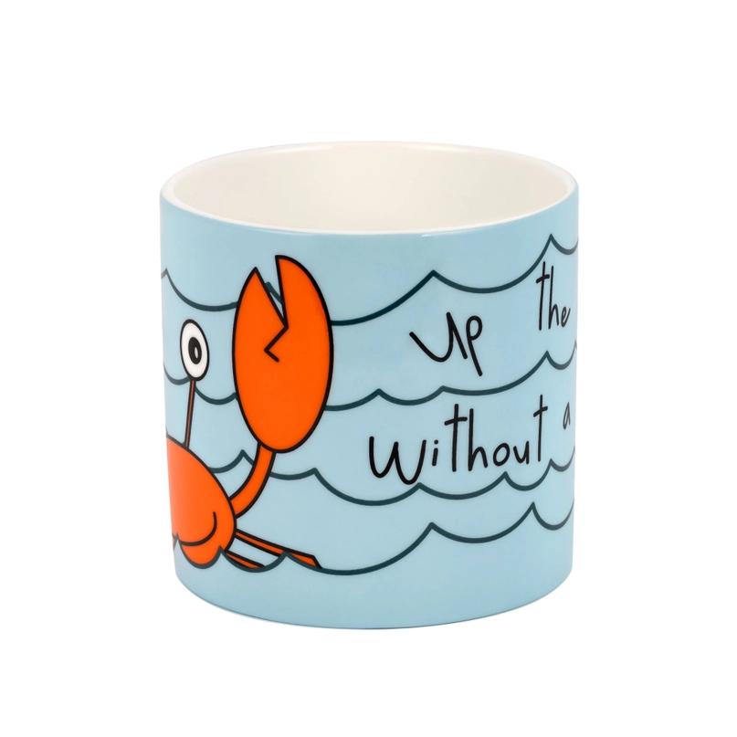 Up the Creek Without A Paddle Large Mug by Gone Crabbing