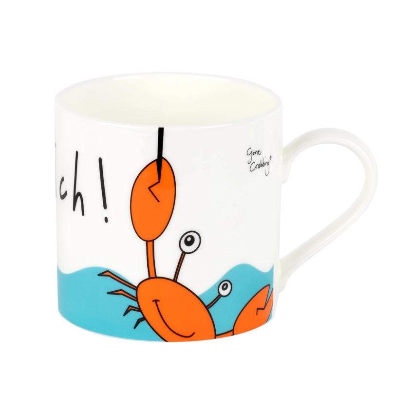 What A Catch Large Mug by Gone Crabbing