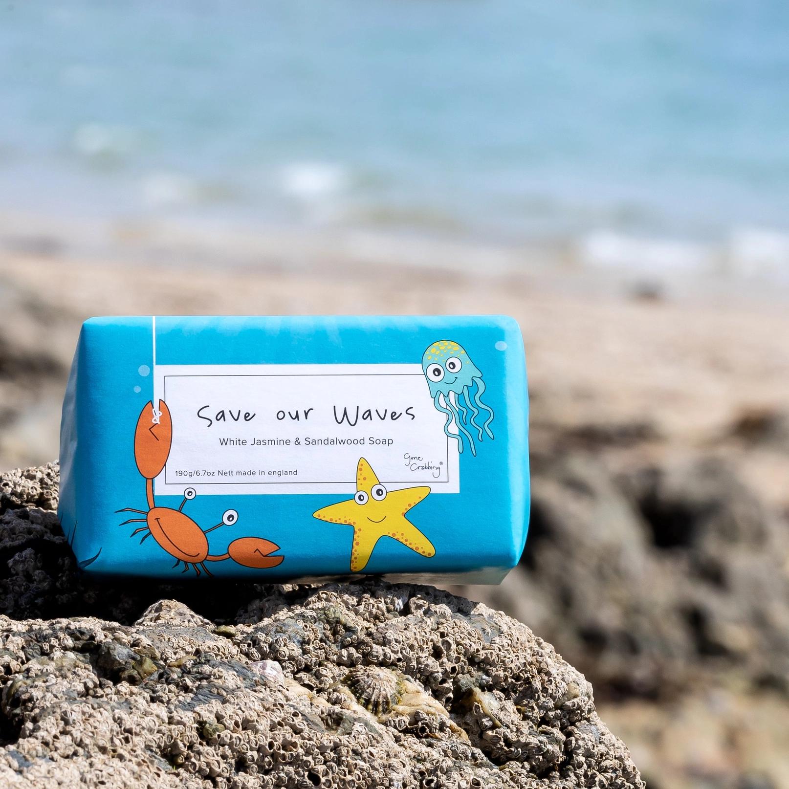 Save Our Waves Soap by Gone Crabbing