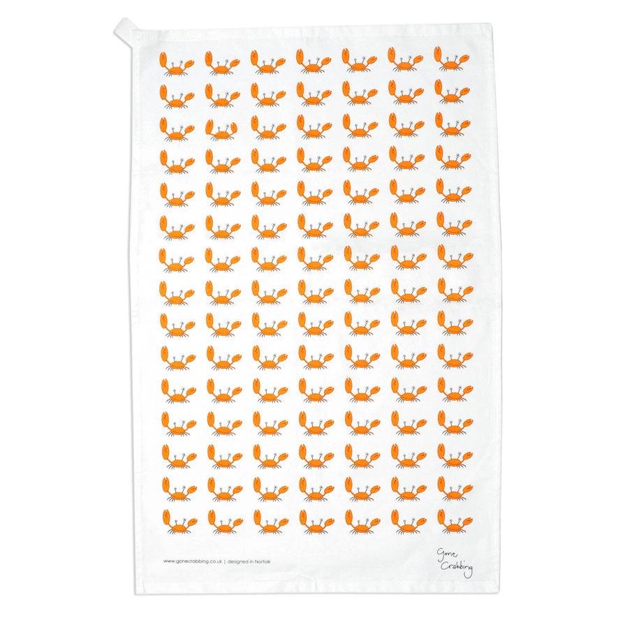 Little Crab Tea Towel by Gone Crabbing