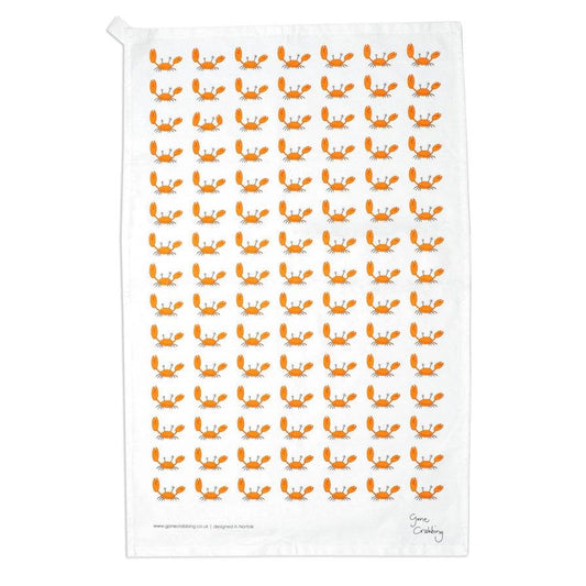 Little Crab Tea Towel by Gone Crabbing