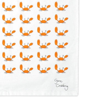 Little Crab Tea Towel by Gone Crabbing