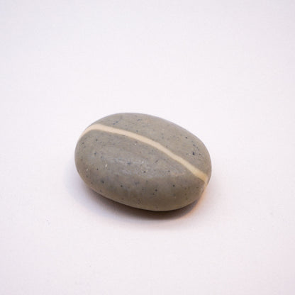 Seaside Pebble Soap, Grey and White by Hana Blossom