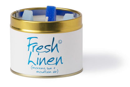 Fresh Linen Scented Candle by Lily-Flame