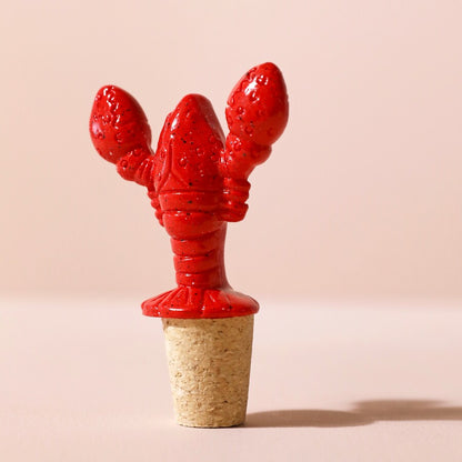 Lobster Cork Bottle Stopper by Lisa Angel