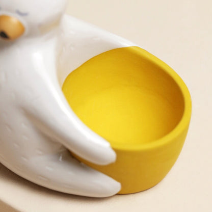 Ceramic Bear Hug Egg Cup