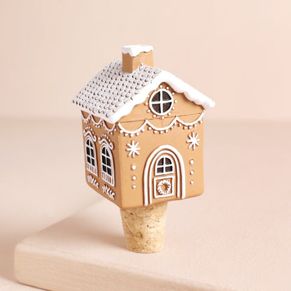 Lisa Angel Gingerbread House Bottle Stopper