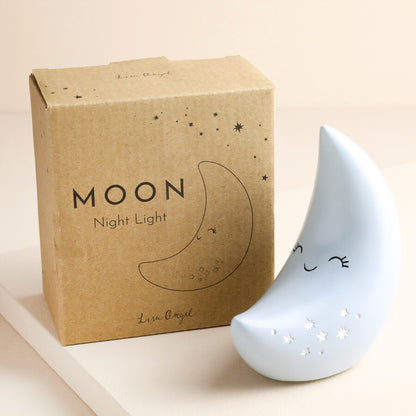 Smiling Crescent Moon Led Night Light