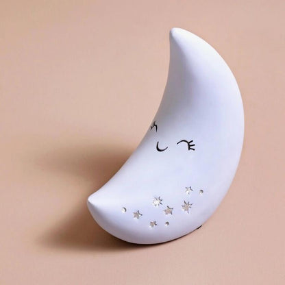 Smiling Crescent Moon Led Night Light