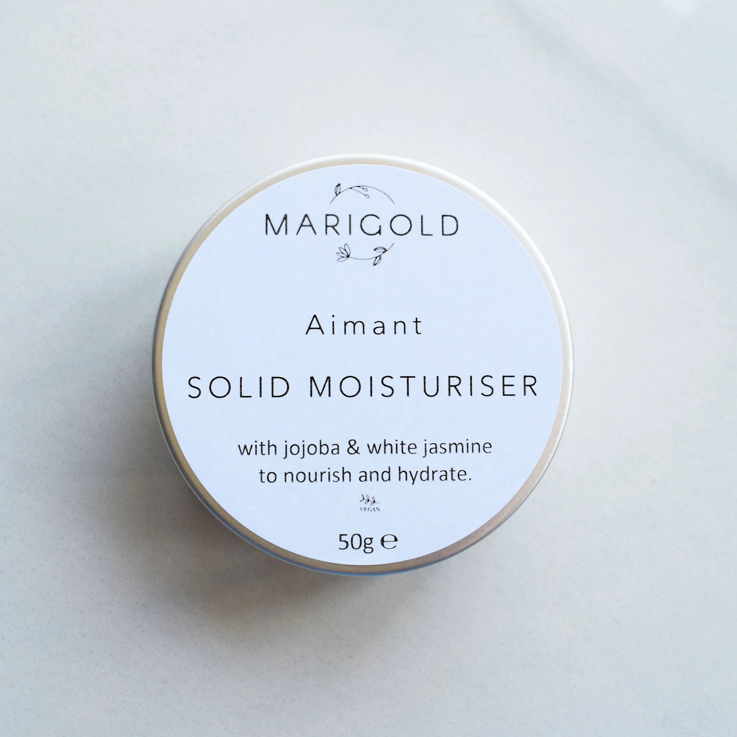 Vegan Solid Moisturiser Bar - White Jasmine