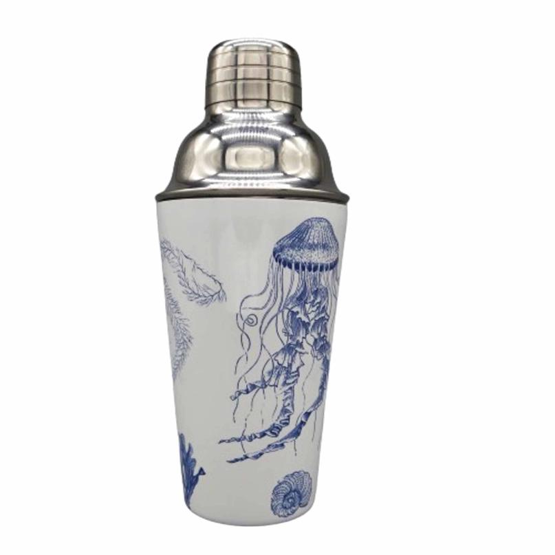 Antiquarian Sealife Cocktail Shaker by Mustard & Gray