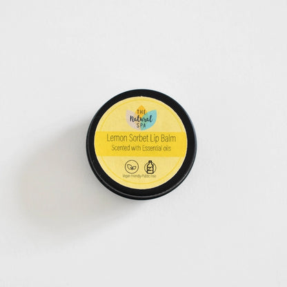 Lemon Sorbet All Natural Lip Balm by The Natural Spa Cosmetics