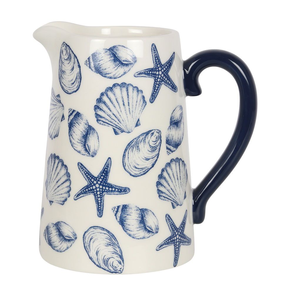 Seashell Ceramic Jug