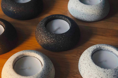 Dome Tea Light Candle Holder with Tea Light