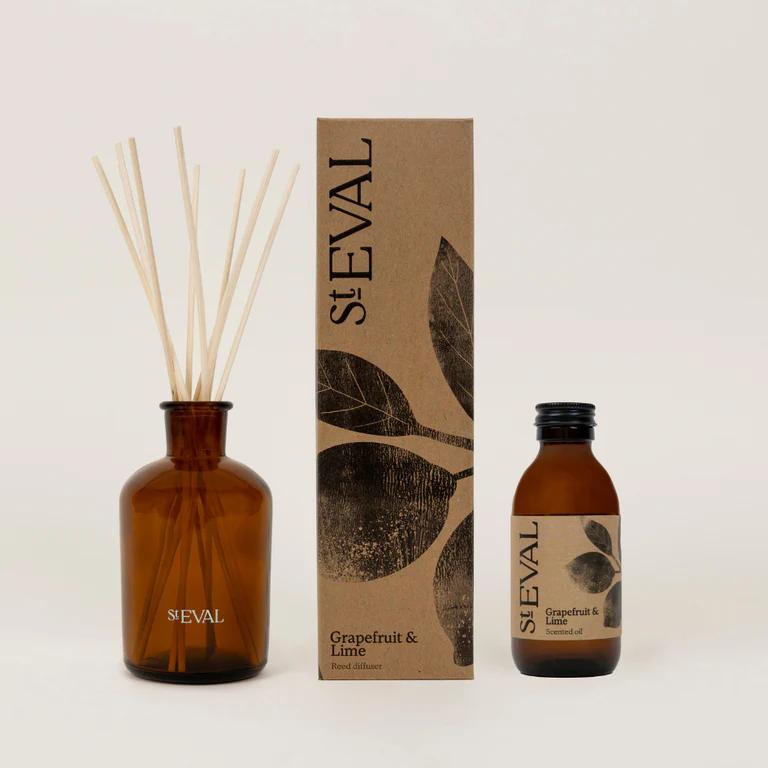 St Eval Grapefruit and Lime Reed Diffuser