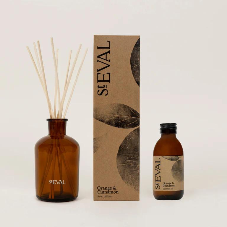 St Eval Orange & Cinnamon Reed Diffuser