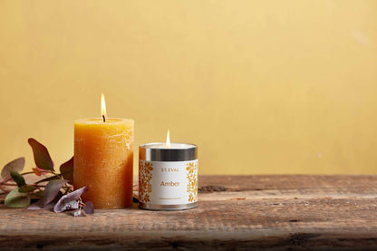 Amber, Folk Scented Tin Candle