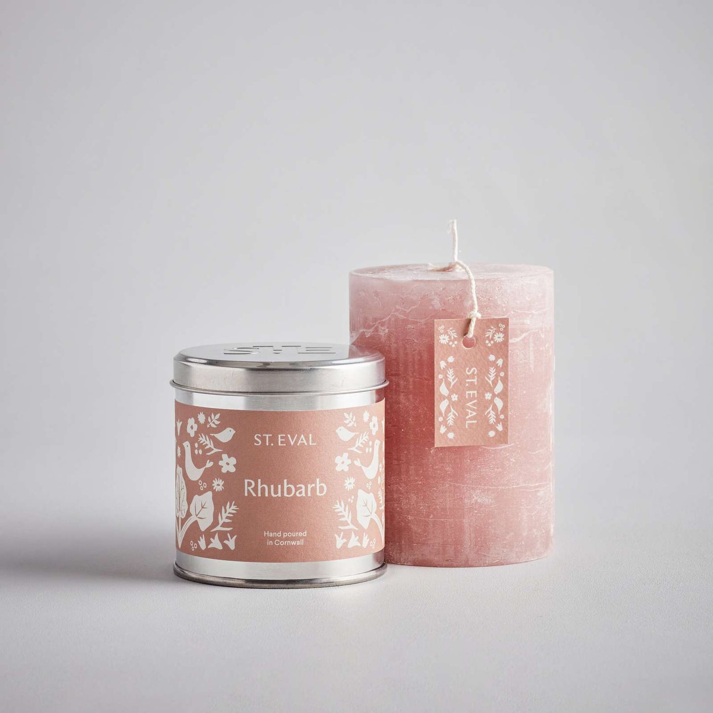 Rhubarb Summer Folk Scented Tin Candle