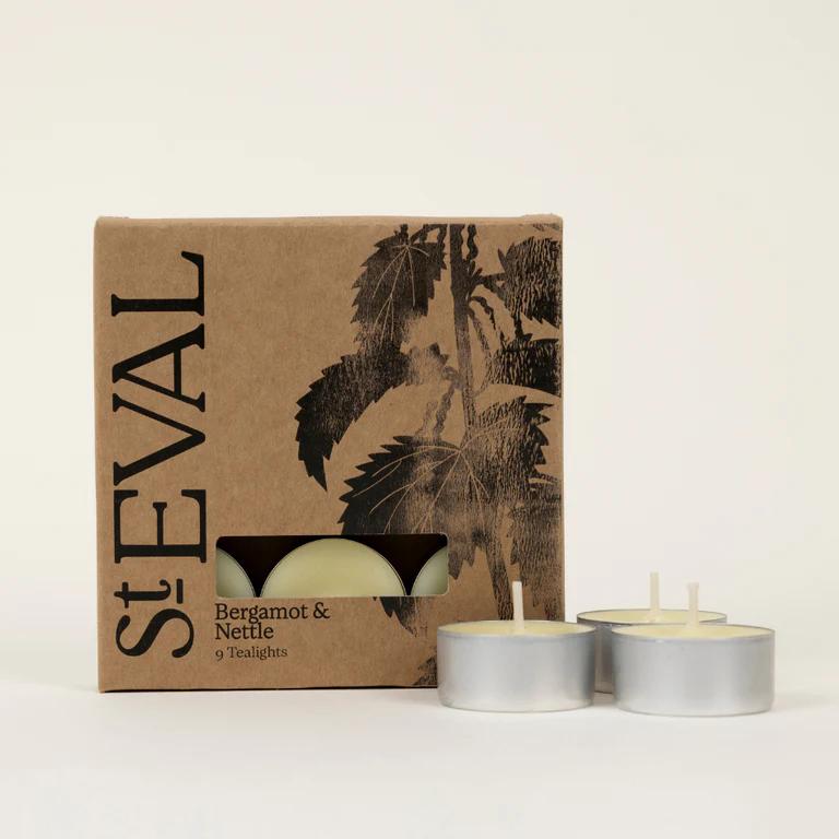 St Eval Bergamot & Nettle Scented Tealight Candles