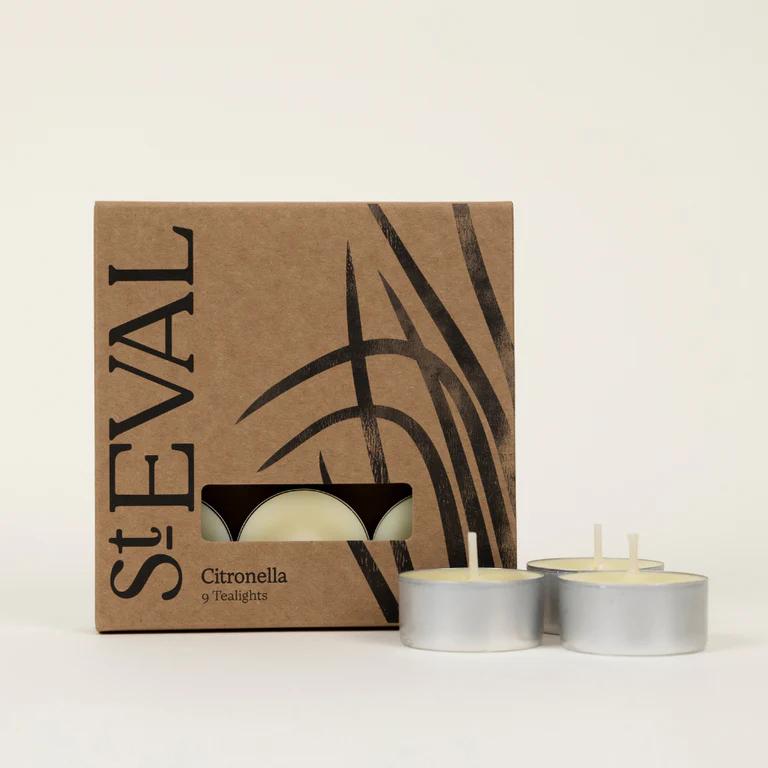 St Eval Citronella Scented Tealight Candles