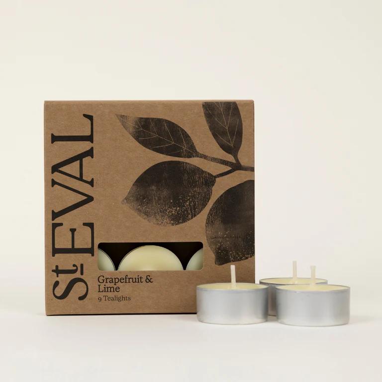 St Eval Grapefruit & Lime Scented Tealight Candles