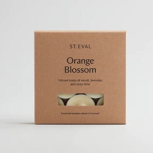 Orange Blossom Scented Tealight Candles